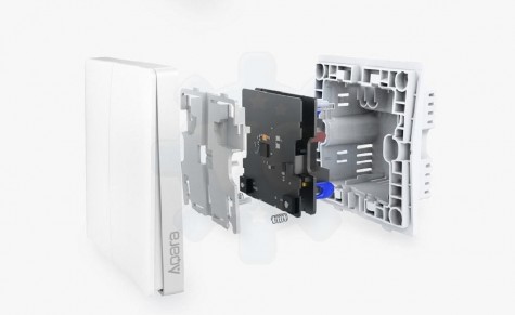 Умный выключатель Xiaomi Aqara Smart Light Switch ZigBee Version (2 кнопки)